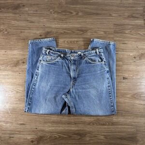 VTG 90s Levi's Jeans Mens 38x30 505 Relaxed Fit Blue Denim Orange Tab USA Tag